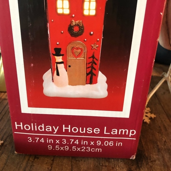 VINTAGE  LIVING QUARTERS YOUR HOME YOUR STYLE HOLIDAY HOUSE LAMP NWT - Picture 4 of 9